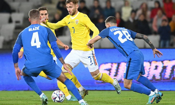 FOTBAL:ROMANIA-SLOVENIA, AMICAL (17.11.2022)