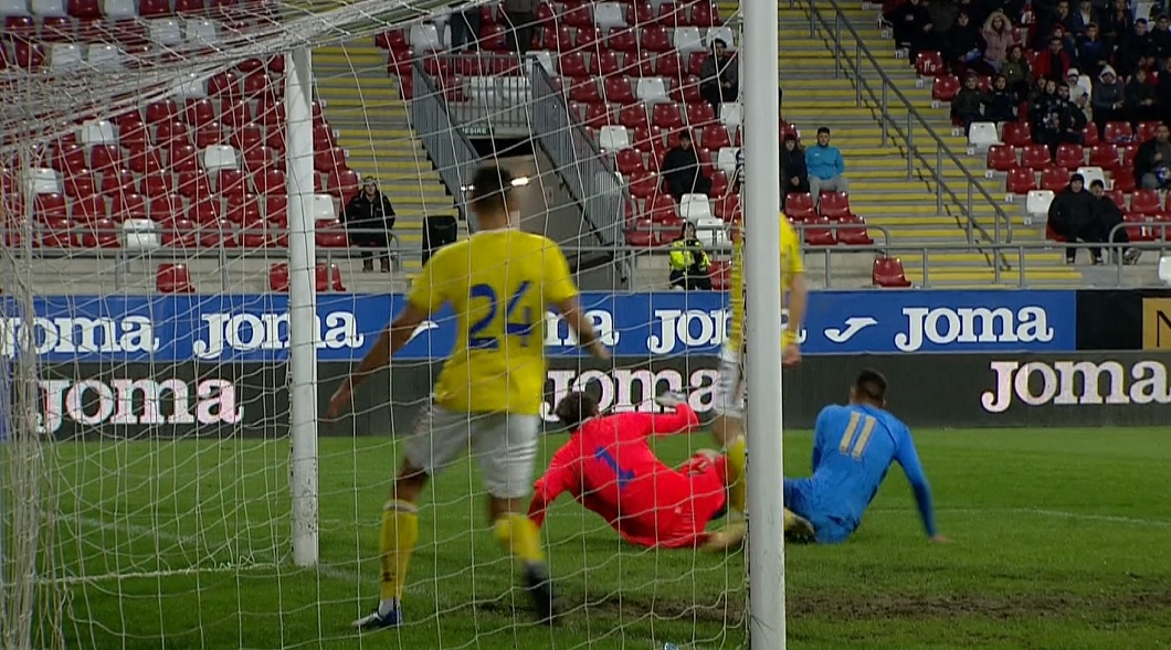 România U20 - Italia U20 0-0, DGS1. Sava, două parade de mare efect într-o singură fază!