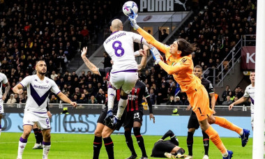 Milano, Italy. 13th Nov, 2022. Ciprian Tatarusanu of AC Milan in action during the Serie A football match between Milan and Fiorentina at San Siro Stadium. Final score; Milan 2:1 Fiorentina. Credit: SOPA Images Limited/Alamy Live News