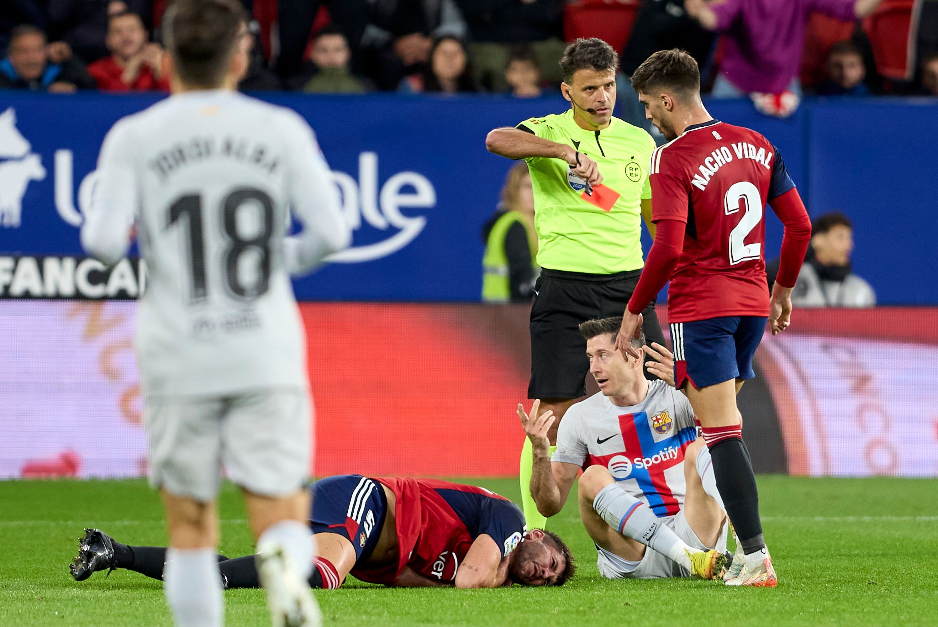 Ce a spus Lewandowski după ce a fost suspendat trei etape, ca urmare a eliminării din meciul cu Osasuna