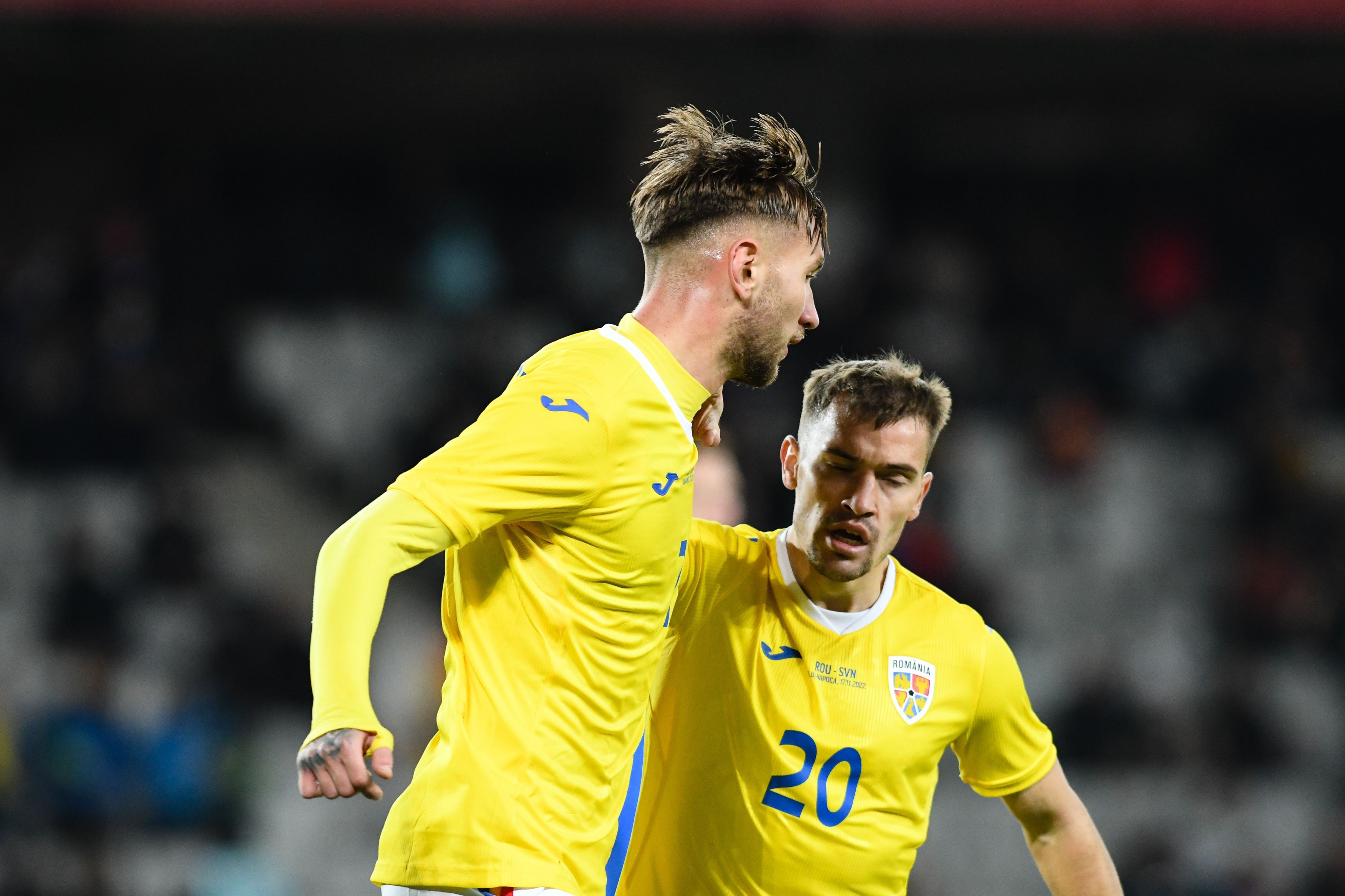 Mesajul postat de Denis Drăguș după ce a marcat primul gol pentru naționala mare a României