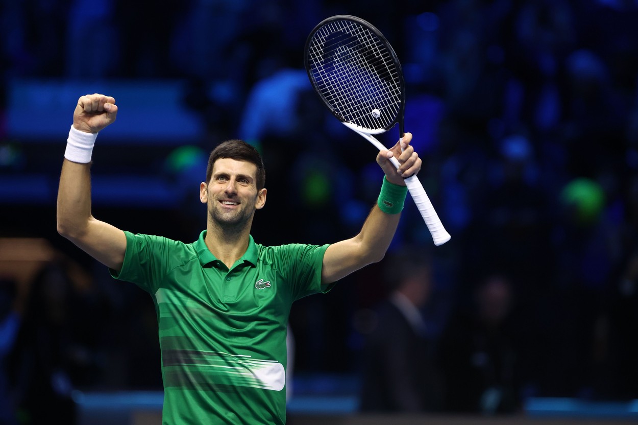 Novak Djokovic, primul finalist al Turneului Campionilor 2022