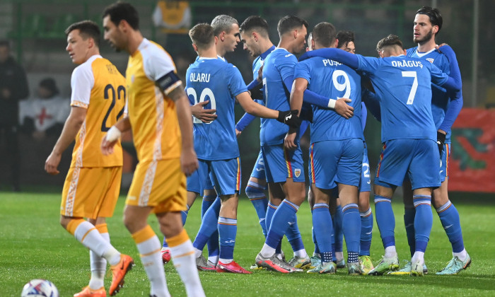 FOTBAL:MOLDOVA-ROMANIA, AMICAL (20.11.2022)