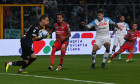 Cremona, Italy. 09th Oct, 2022. ionut radu (cremonese) and giovanni di lorenzo (napoli) during US Cremonese vs SSC Napoli, italian soccer Serie A match in Cremona, Italy, October 09 2022 Credit: Independent Photo Agency/Alamy Live News