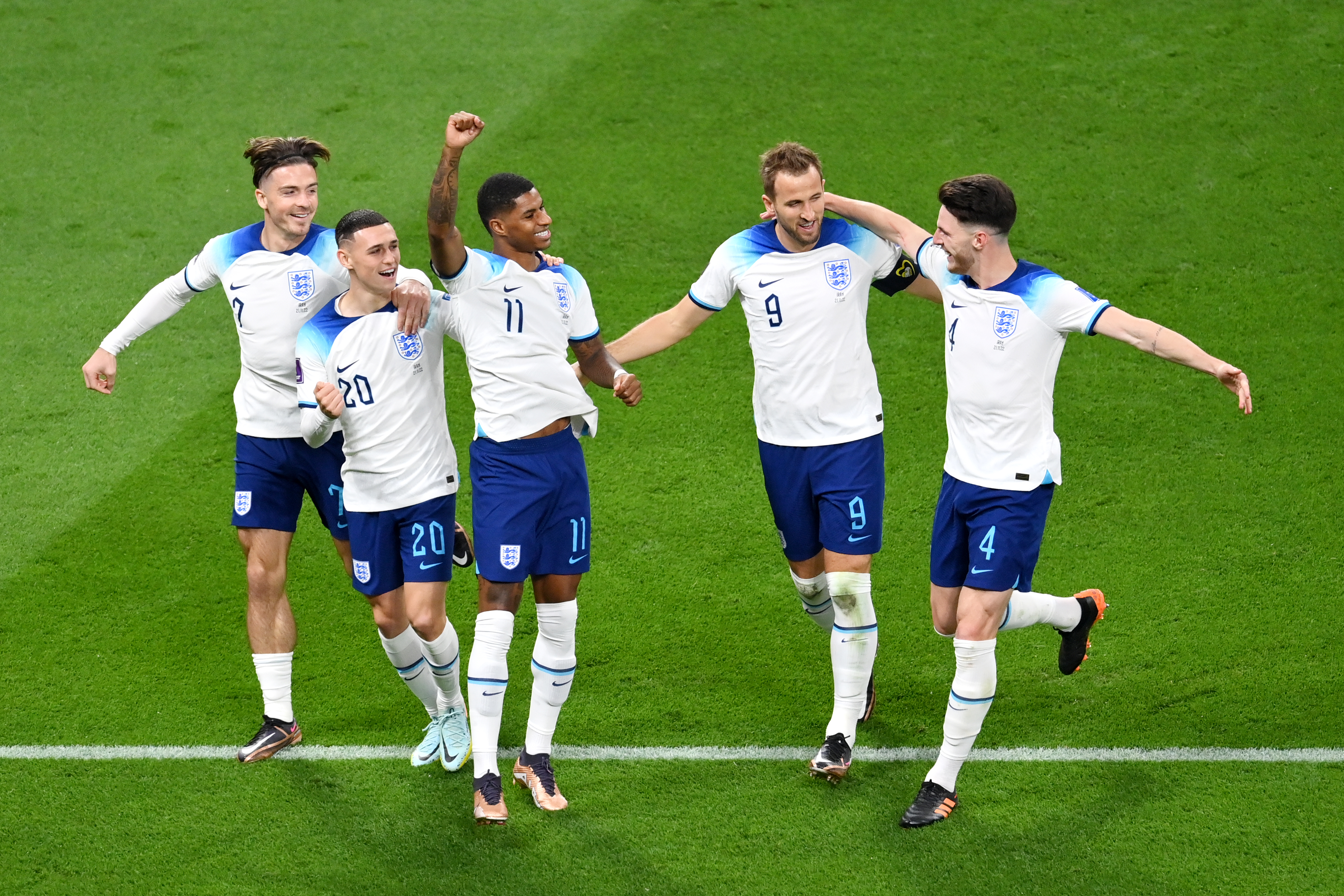 Anglia - Iran 6-1, ACUM, la Cupa Mondială din Qatar. Grealish înscrie simplu, dintr-o pasă foarte bună a lui Wilson