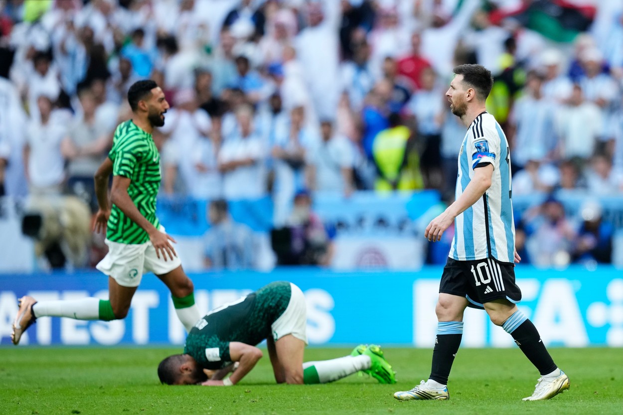 De la extaz la agonie, în 90 de minute! Cum a fost surprins Lionel Messi în Argentina - Arabia Saudită