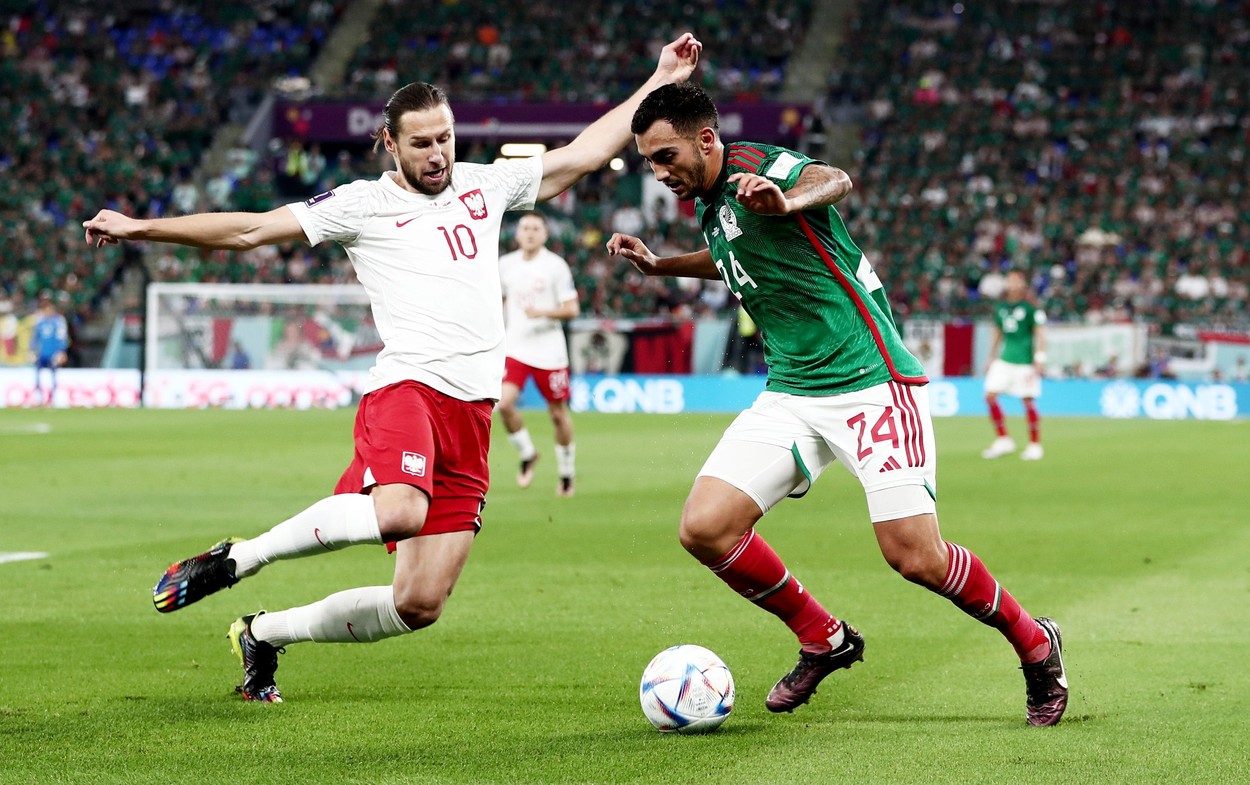 Mexic - Polonia 0-0, ACUM, la Cupa Mondială. Fotbaliștii lui Gerardo Martino au încheiat în ofensivă prima repriză