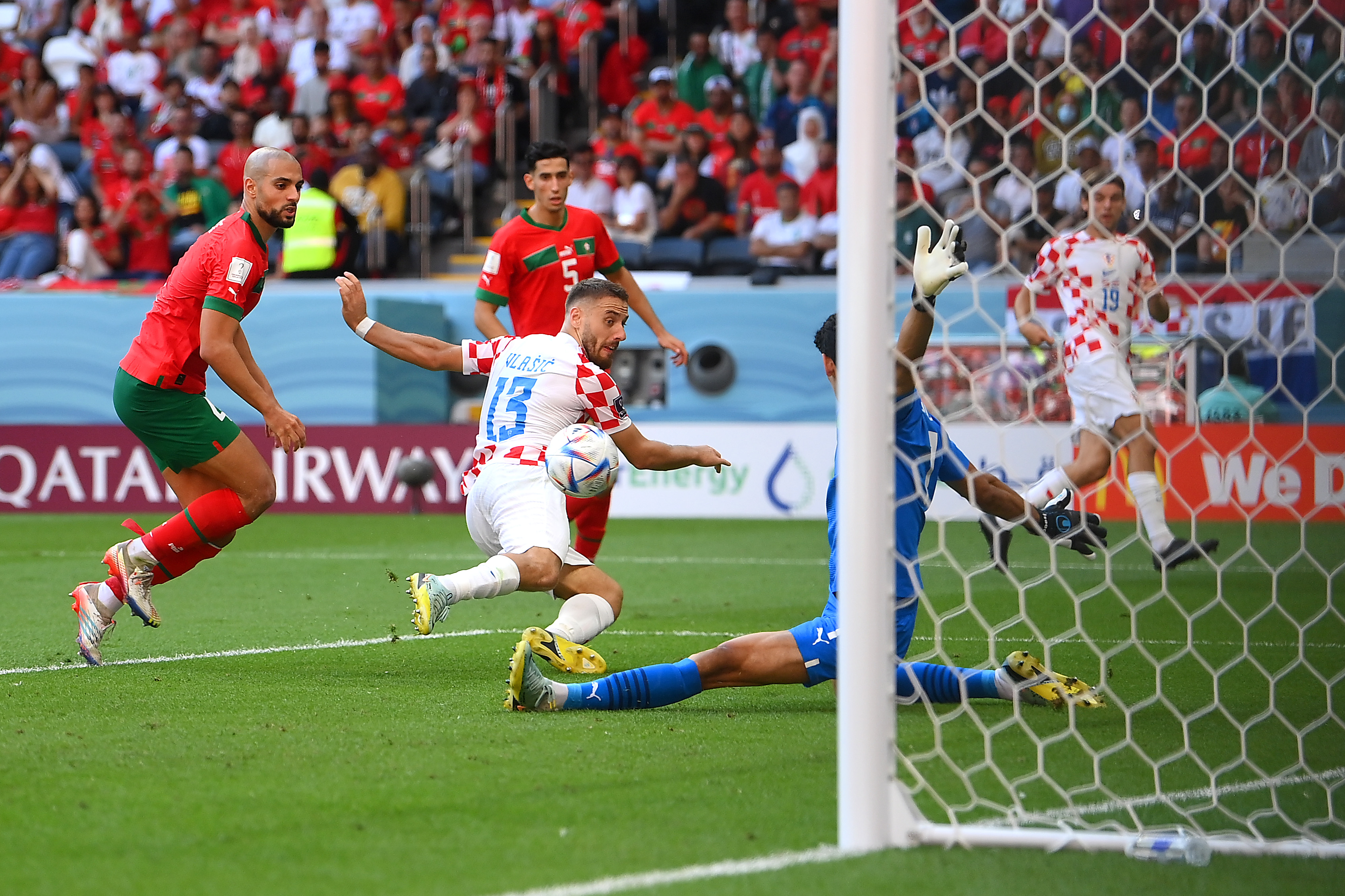 Maroc - Croația 0-0. Marocanii resping de pe linia porții o minge trimisă de Lovren