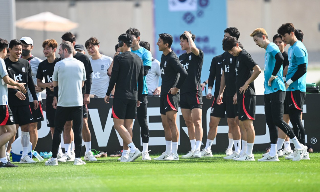 South Korea's training for FIFA World Cup Qatar 2022