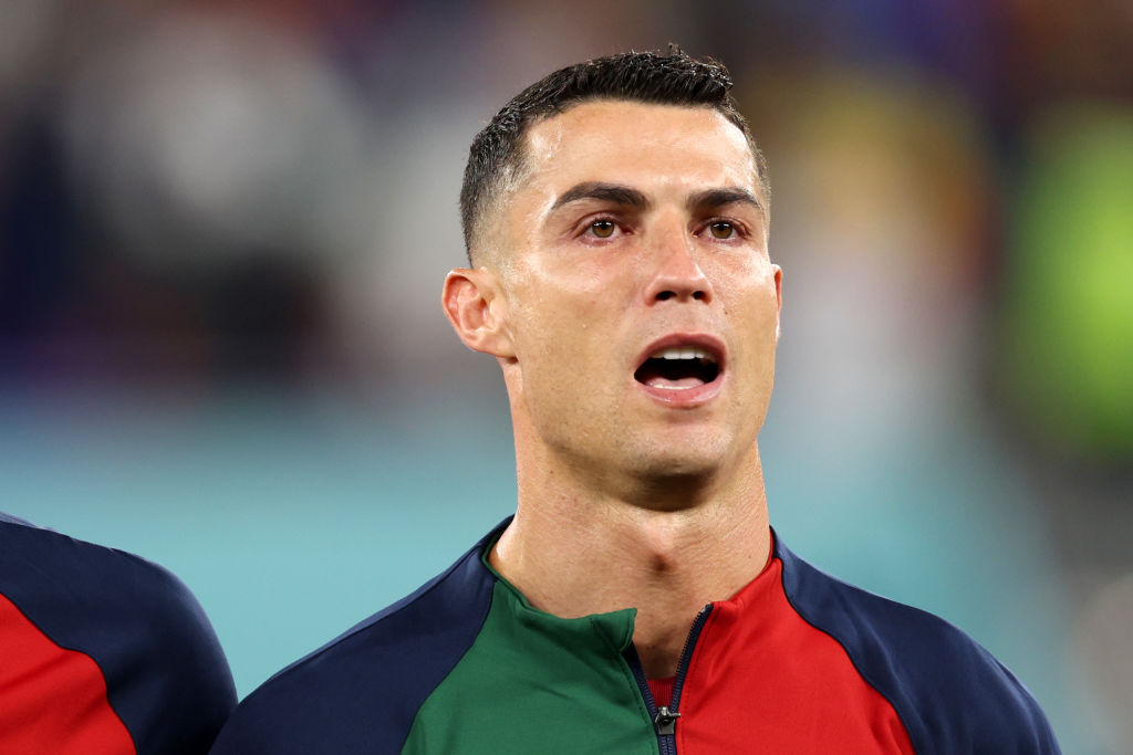 Cristiano Ronaldo, în lacrimi la imnul Portugaliei, înainte de partida cu Ghana de la Cupa Mondială