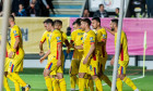 October 5, 2017: Romanian team players celebrating the first goal: Alexandru Chipciu #7 (Romania) Mihai Pintilii #8 (Romania) Constantin Budescu #14 (Romania) Florin Andone #9 (Romania) during the World Cup qualifying campaign 2018 game between Romania