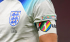 ***** FILE PHOTO ***23 Oct 2022 - Italy v England - UEFA Nations League - Group 3 - San SiroEngland Captain Harry Kane wears the One Love Rainbow Armband during the UEFA Nations League match against Italy. He has been banned from wearing the armband b