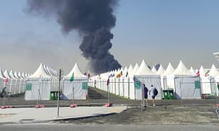 Momente de panică în Qatar: un incendiu a izbucnit lângă Fan Zone-ul din Lusail. De la ce ar fi plecat