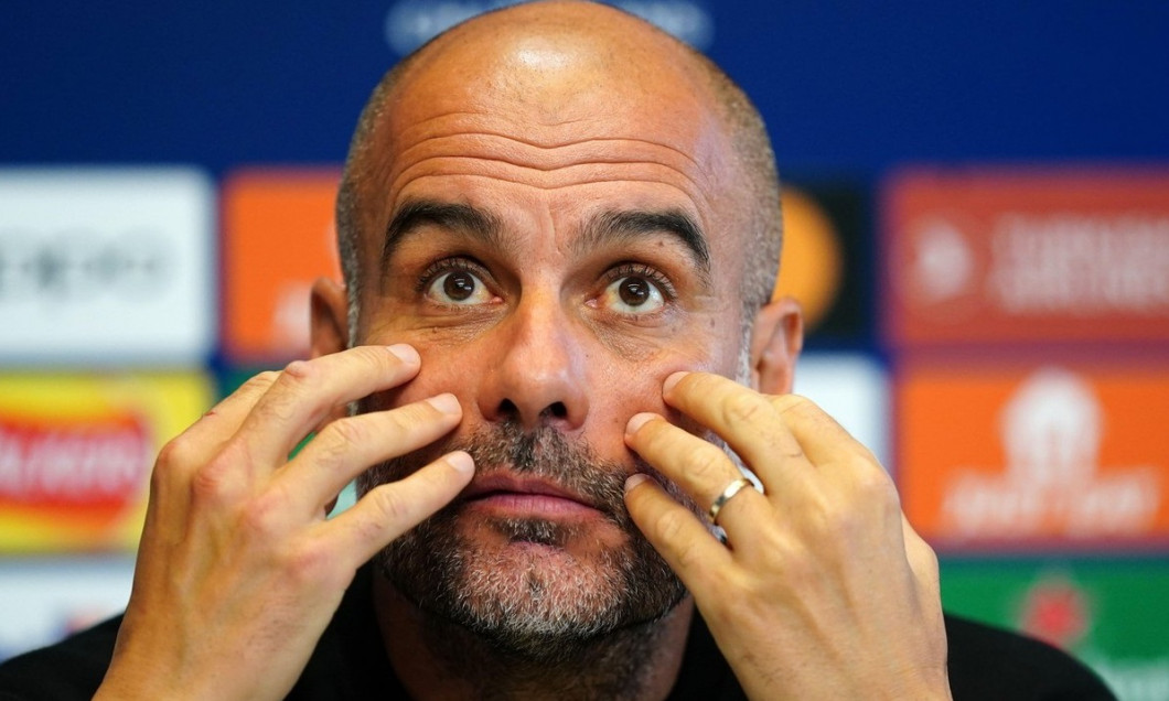 Manchester City manager Pep Guardiola during a press conference at the City Football Academy, Manchester. Picture date: Tuesday October 4, 2022.