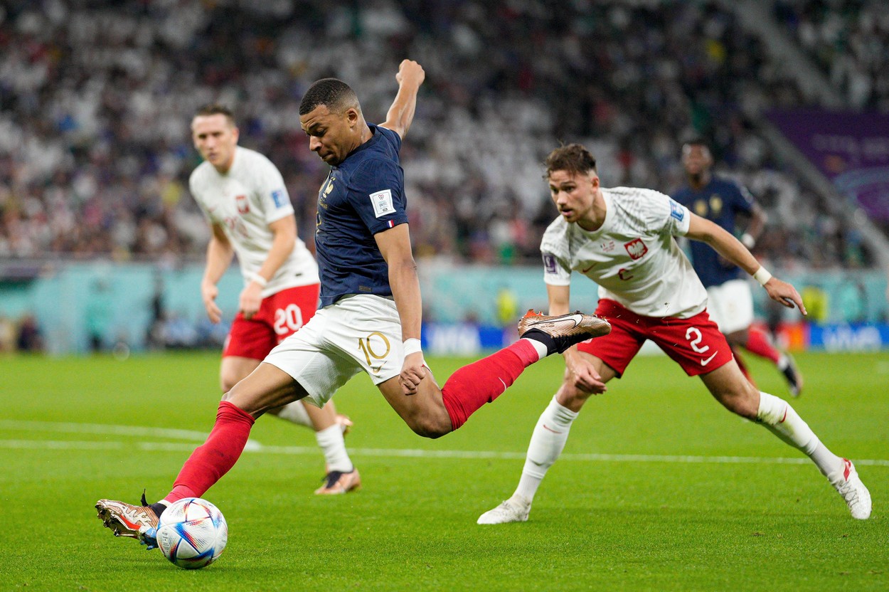 Franța - Polonia 3-1, în optimile Cupei Mondiale. Kylian Mbappe, omul meciului