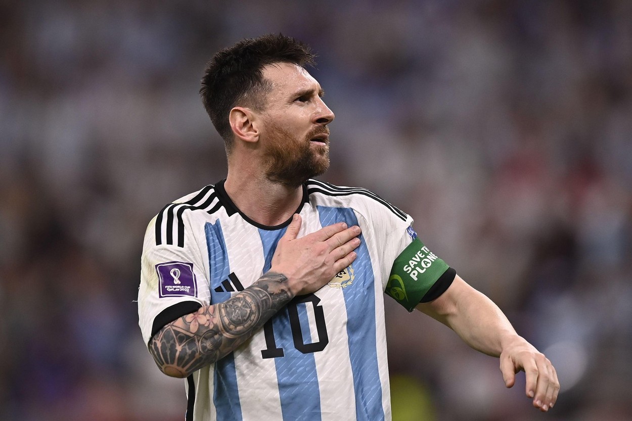 Reacția lui Leo Messi după calificarea Argentinei în sferturile Cupei Mondiale