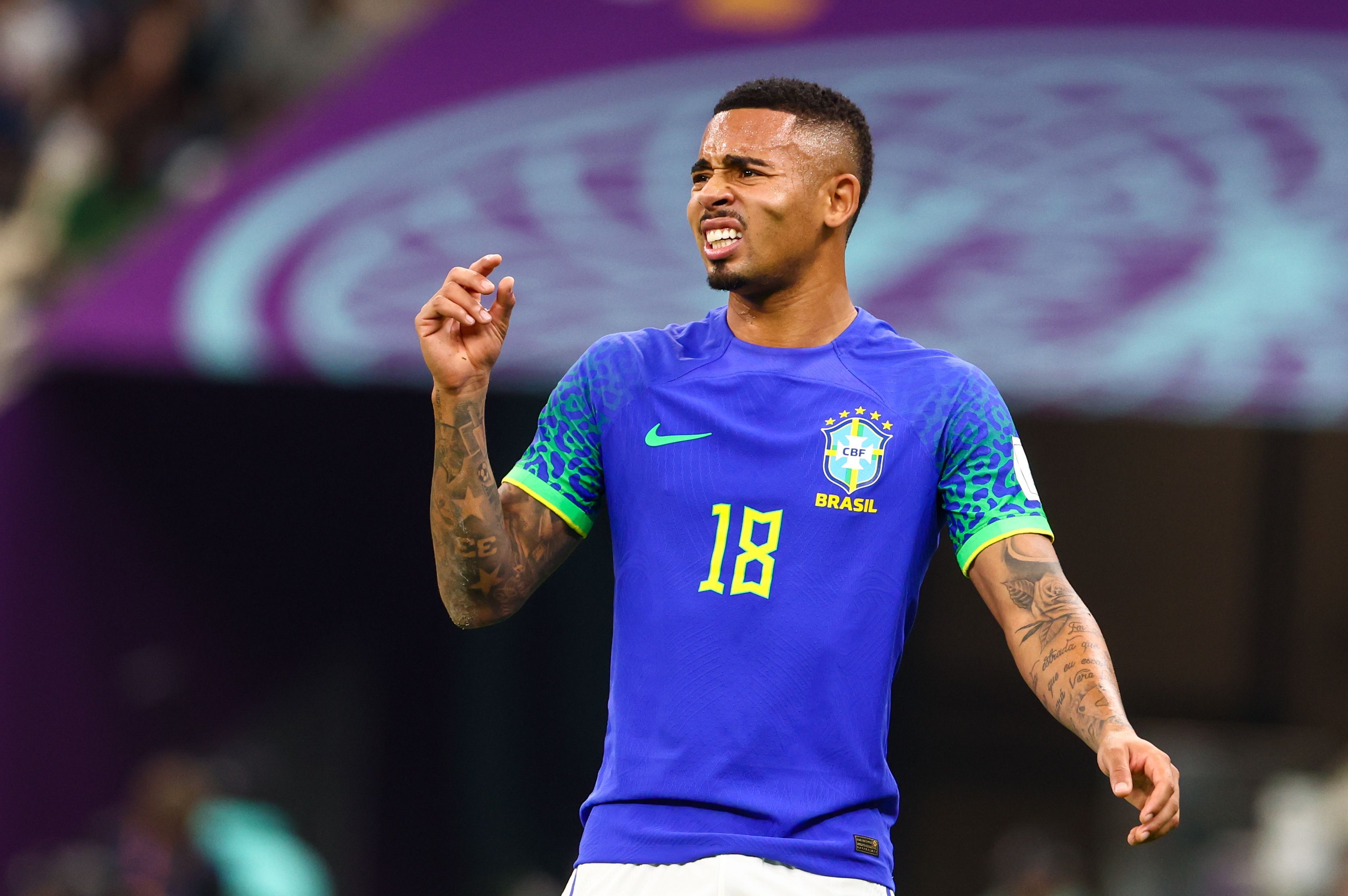 Lovitură pentru Arsenal! Cât ar urma să lipsească Gabriel Jesus, accidentat la Cupa Mondială