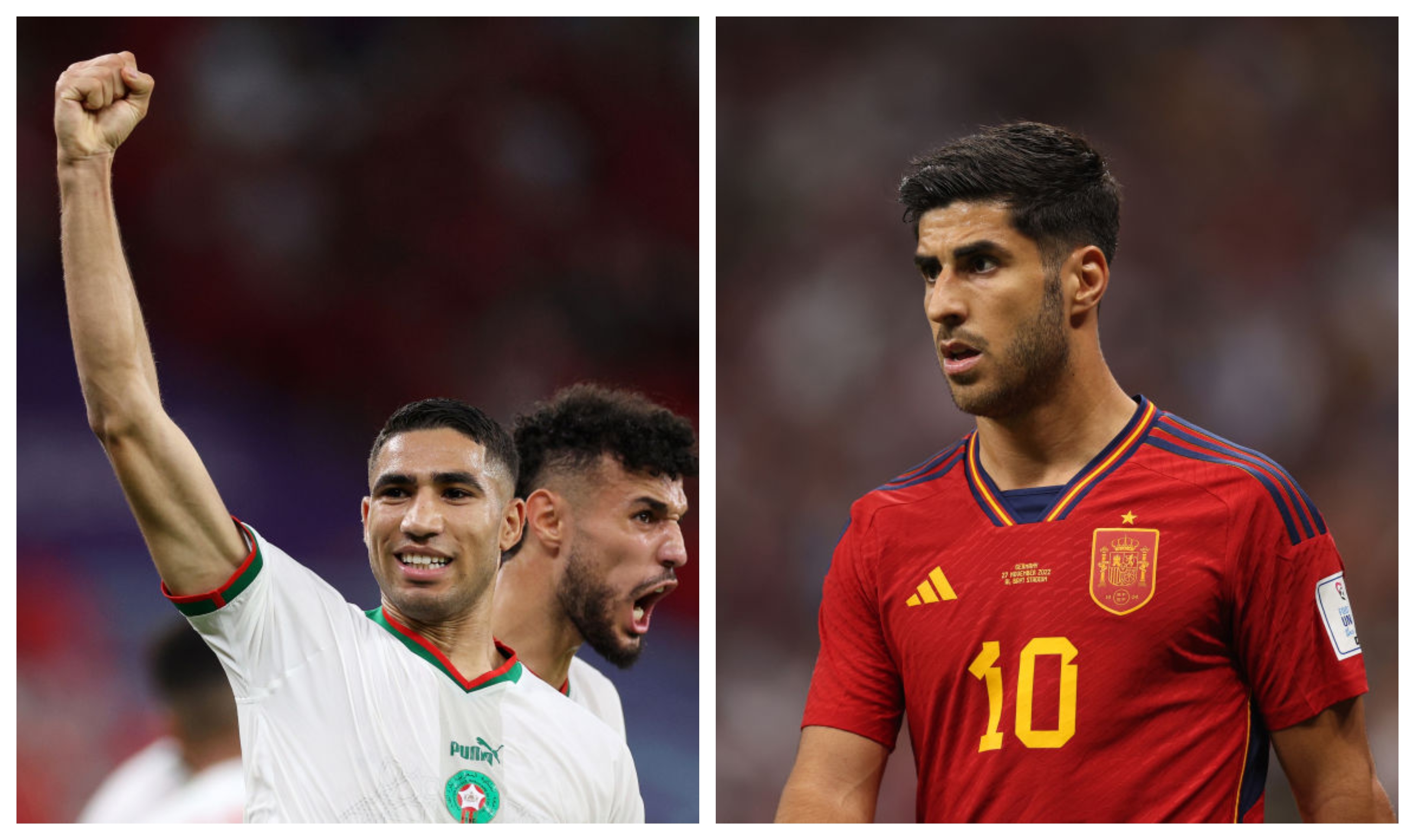 Duel între Hakimi și Asensio la Cupa Mondială din Qatar: ”Acum există jucători mai buni decât el”