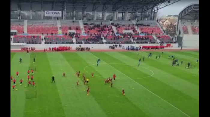 FC Hermannstadt inaugurează stadionul împotriva liderului