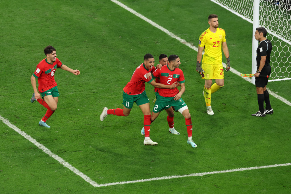 Maroc - Spania 0-0 (3-0 d.l.d.), la Cupa Mondială. Africanii produc surpriza și se califică în ”sferturi”. ”Furia Roja” merge acasă