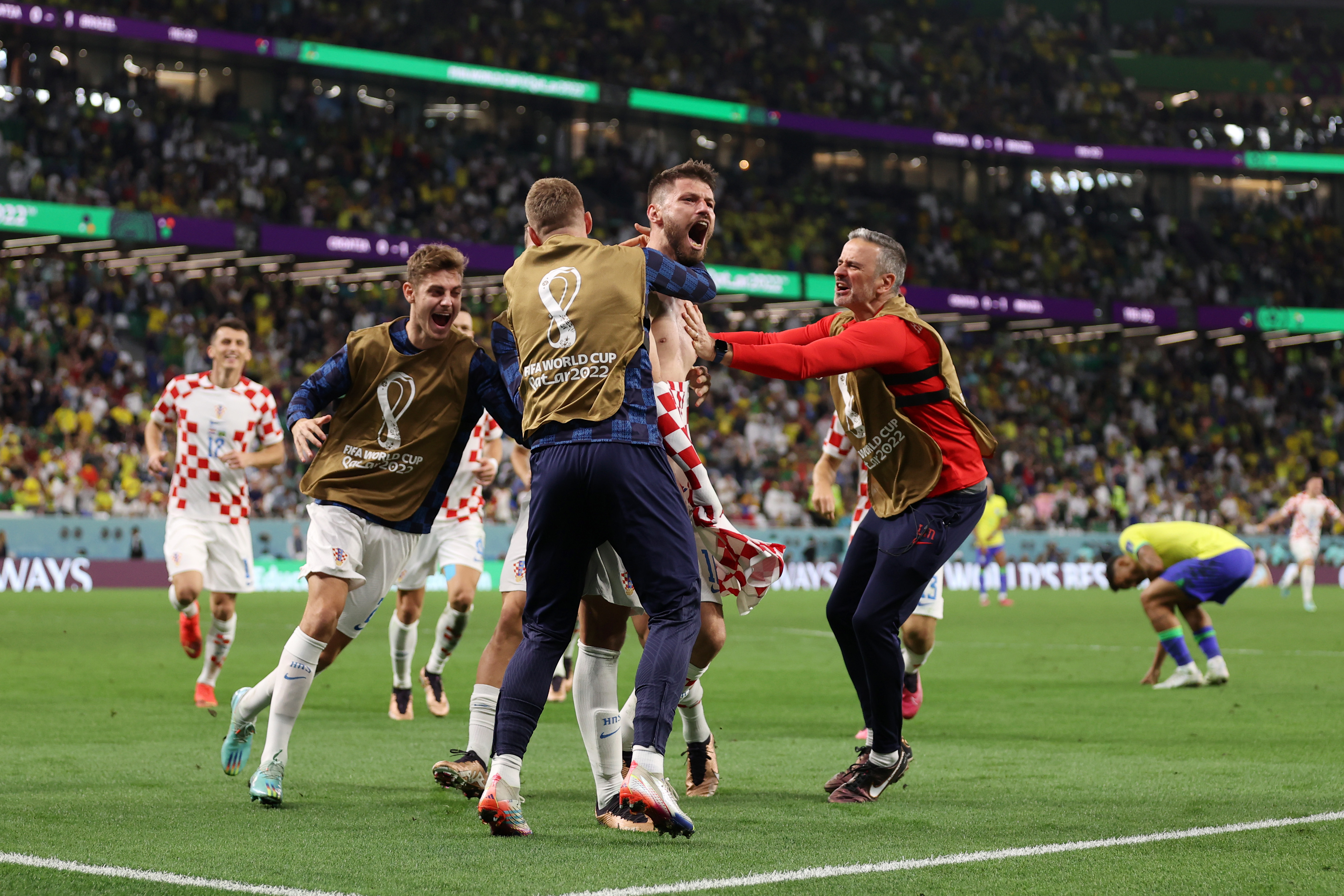 Croația - Brazilia 0-0, 1-1 d.p., 4-2 d.l.d. Rodrygo şi Marquinhos au ratat penalty-urile şi croaţii merg în semifinale