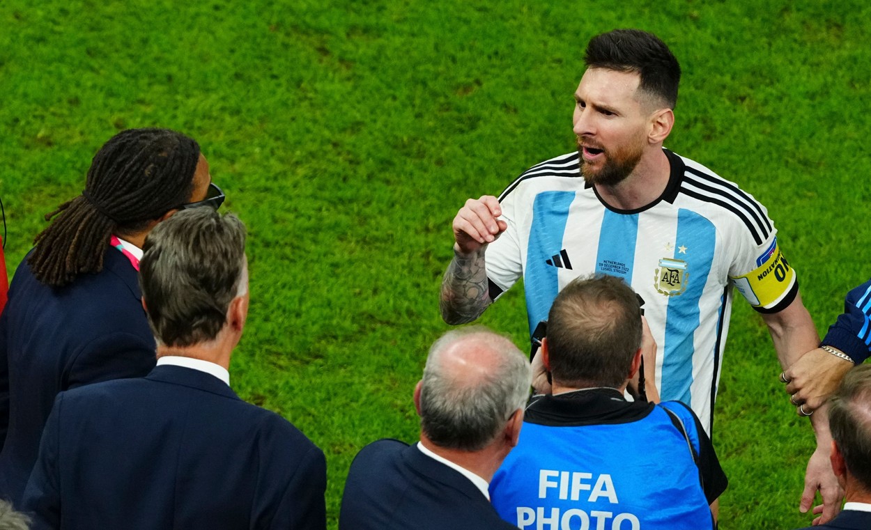 Ce i-a spus Lionel Messi lui Louis van Gaal și imaginile scandalului izbucnit după Olanda - Argentina