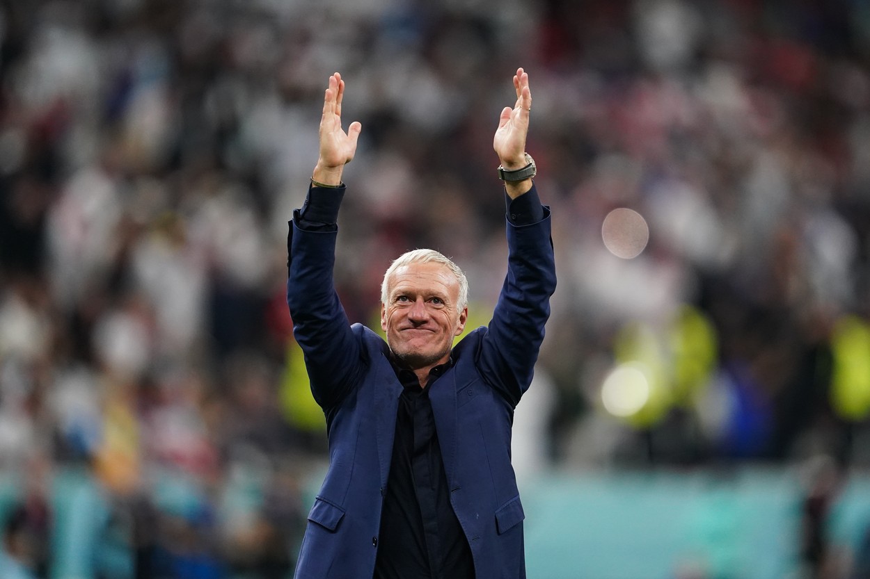 Reacția lui Didier Deschamps după victoria Franței cu Anglia și calificarea în semifinalele Cupei Mondiale