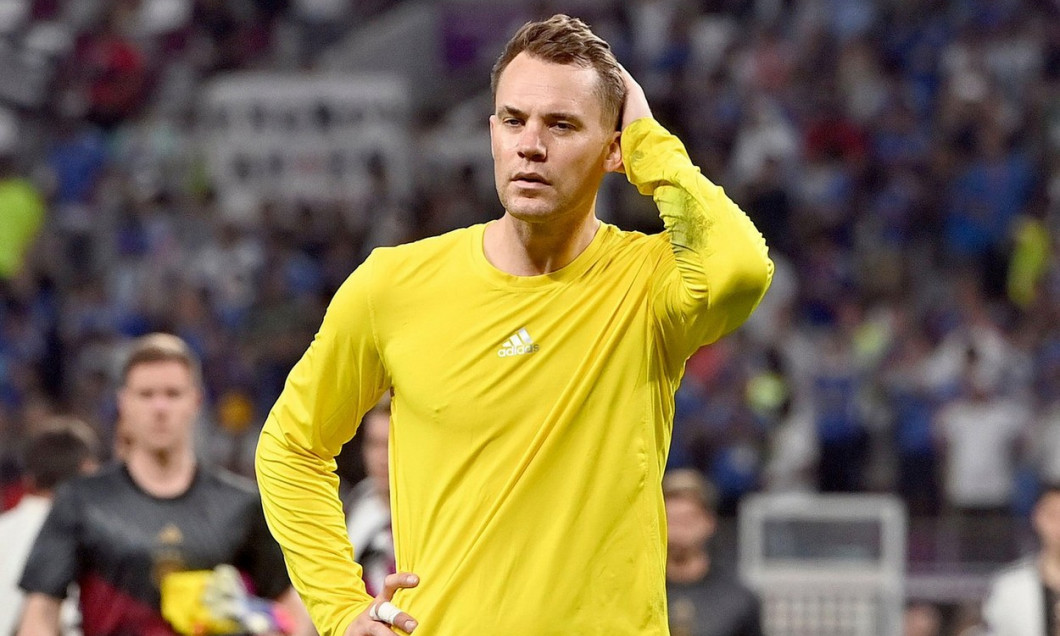Manuel NEUER (goalwart FC Bayern Munich) is out for the rest of the season after a skiing accident! archive photo; frustrated with goalwart Manuel NEUER (GER) after the game.Germany (GER) - Japan (JPN) group phase group E on November 23rd, 2022, Khalifa I