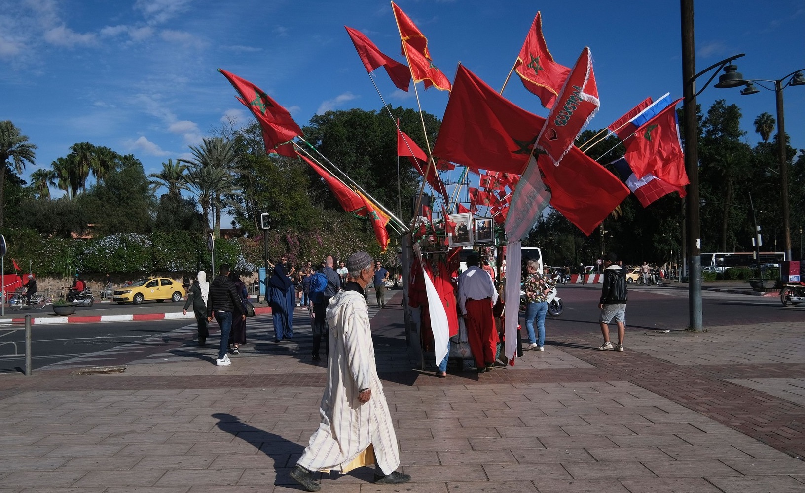 Cum arată strazile din capitala Marocului, înainte de cel mai important meci din istoria țării africane