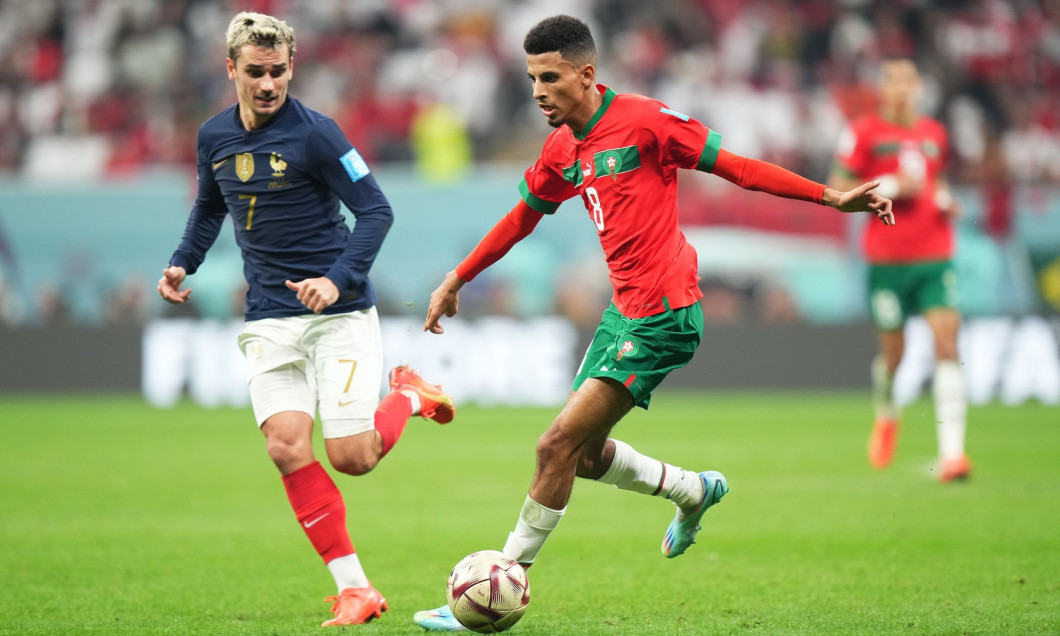 France v Morocco, FIFA World Cup 2022, Semi Final, Football, Al Bayt Stadium, Al Khor, Qatar - 14 Dec 2022