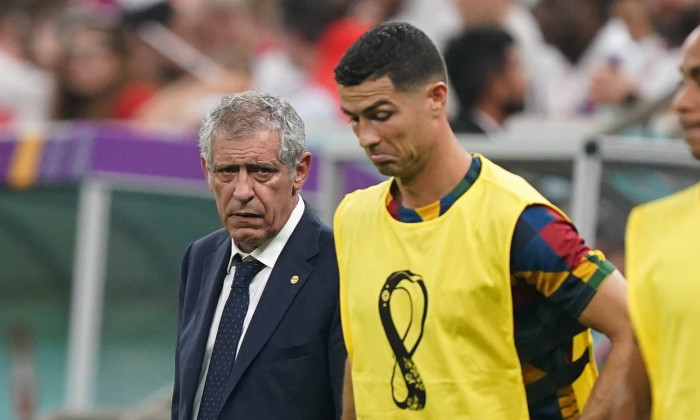 Fernando Santos and Cristiano Ronaldo file photo