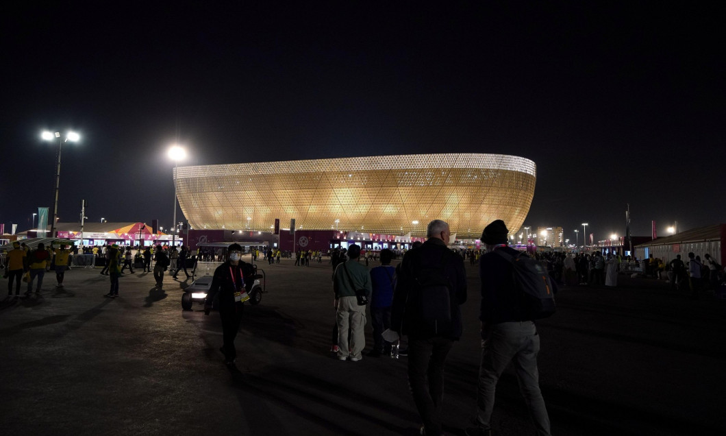 General view outside the ground ahead of the FIFA World Cup Group G match at the Lusail Stadium in Lusail, Qatar. Picture date: Friday December 2, 2022.