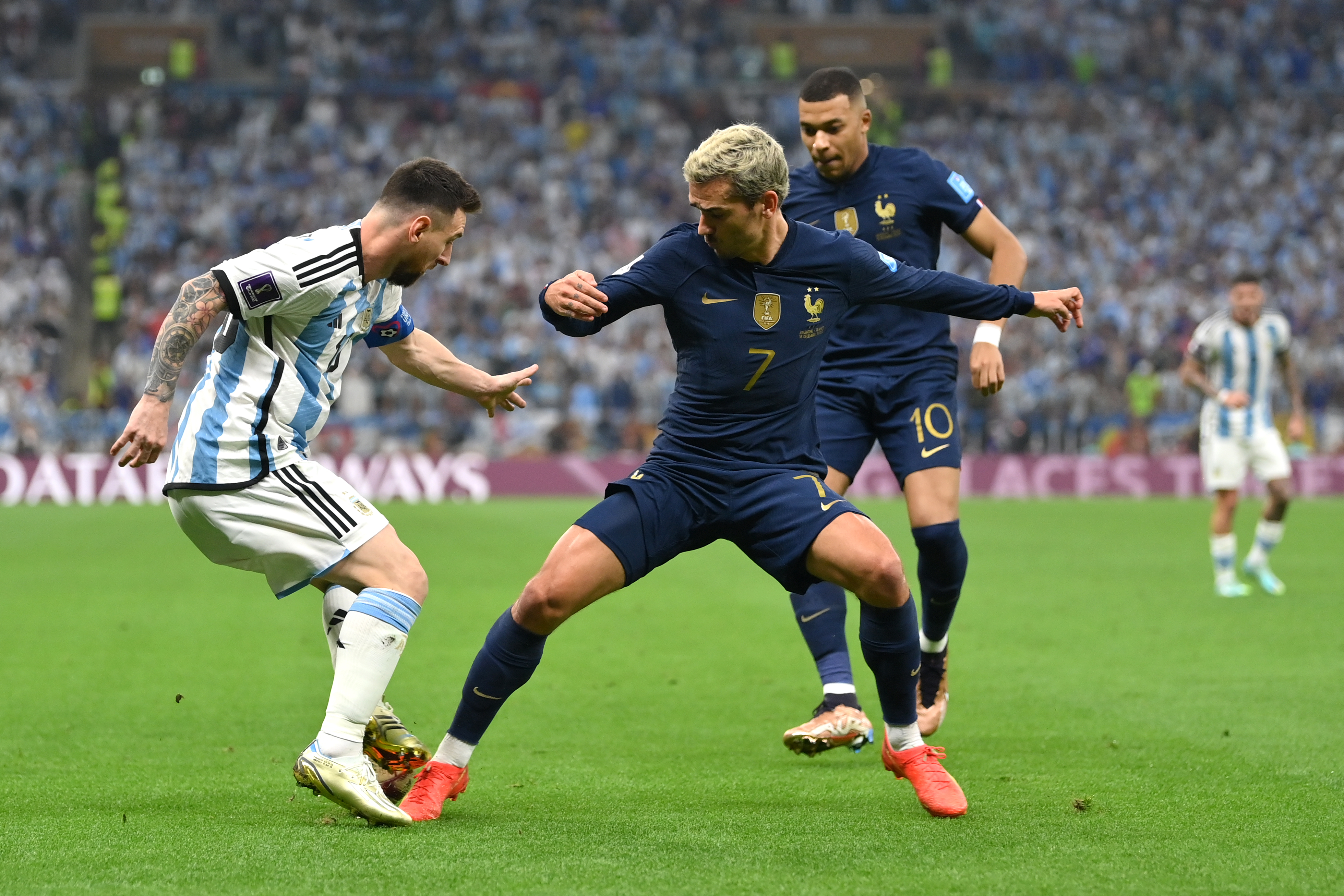 Argentina - Franța 1-0, în finala Cupei Mondiale 2022. Messi deschide scorul din penalty