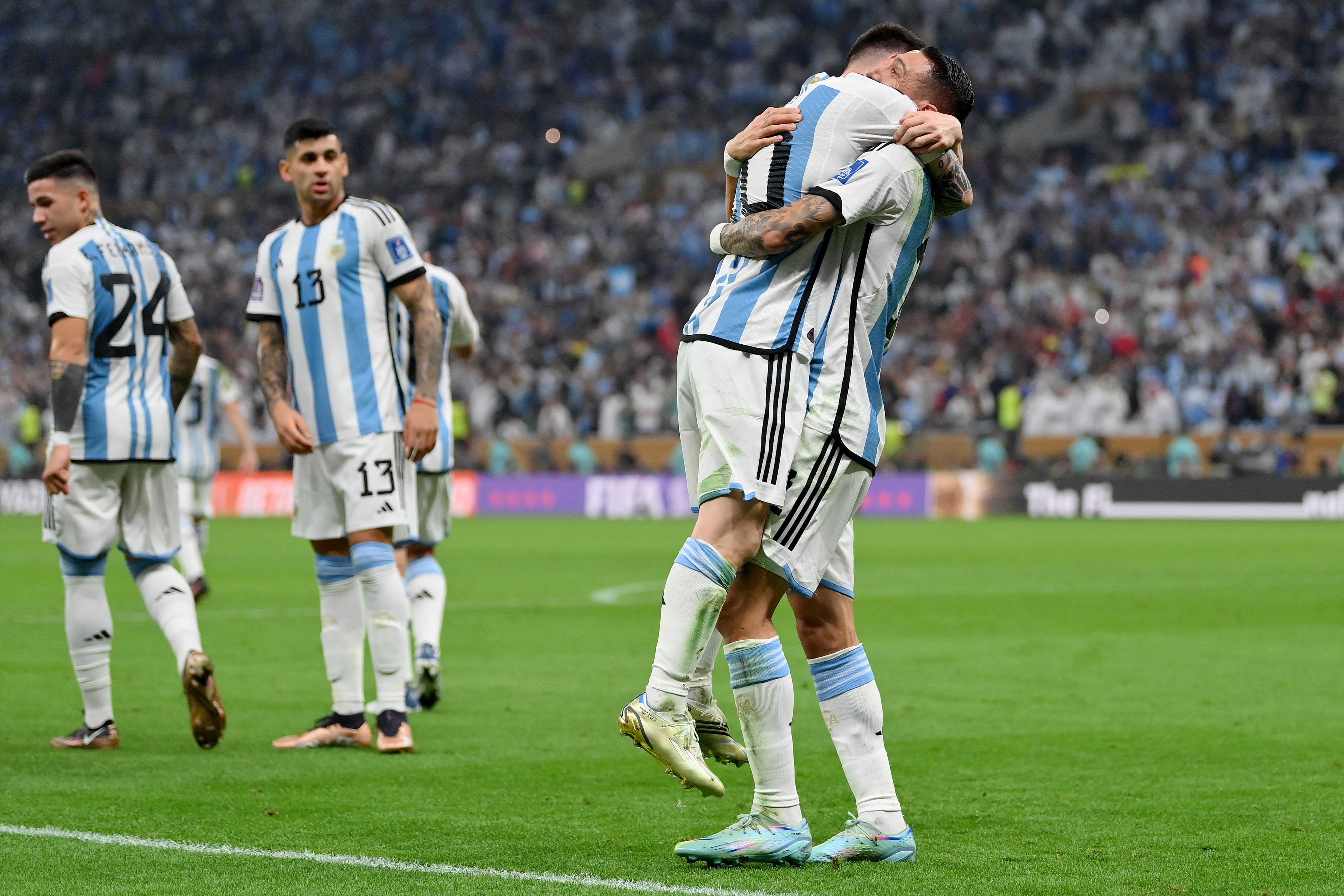 Performanța reușită de Messi și Di Maria în 13 minute, în meciul Argentina - Franța, din finala Cupei Mondiale