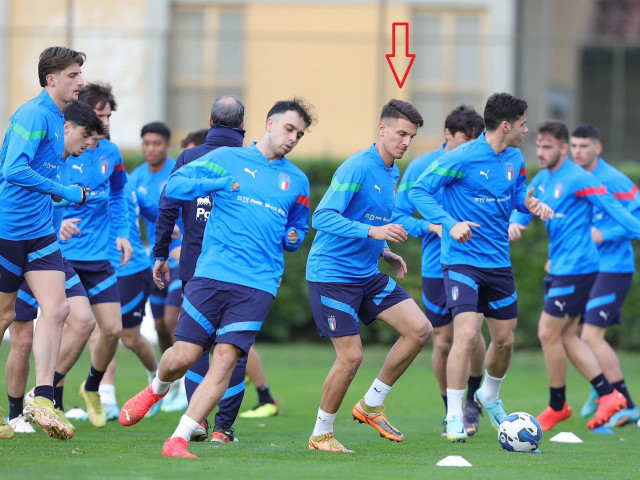 Le prime foto di Daniel Boloca con la maglia della nazionale italiana