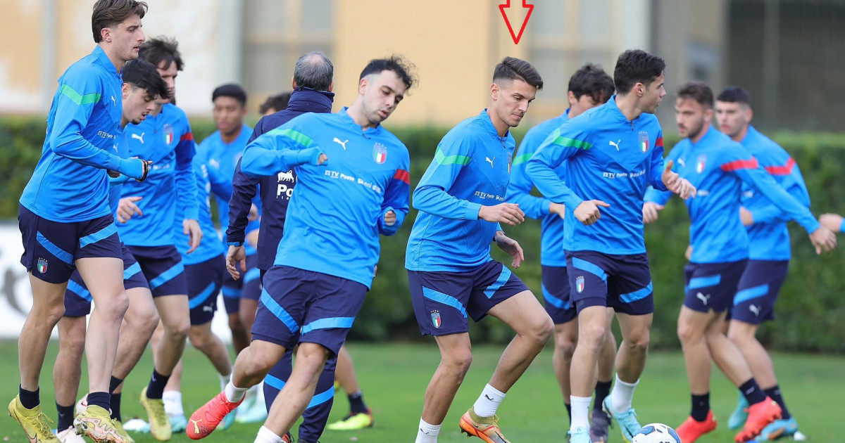 Le prime foto di Daniel Boloca con la maglia della nazionale italiana