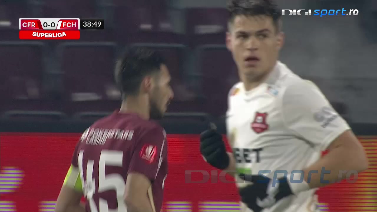Video  CFR Cluj - Hermannstadt 0-1. Campioana încheie anul cu o
