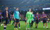 Barcelona, Spain. 26/10/2022, Robert Lewandowski of FC Barcelona, Marc Andre ter Stegen of FC Barcelona, Pedri of FC Barcelona, Gavi of FC Barcelona, Raphinha of FC Barcelona and Eric Garcia of FC Barcelona during the UEFA Champions League match between F