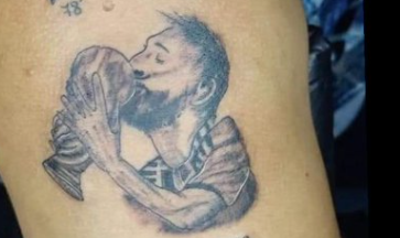 Și-a făcut tatuaj cu Messi, dar a ajuns de râsul întregii planete! ”Cel care l-a executat e fan Cristiano Ronaldo”