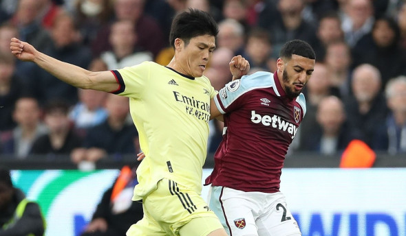 West Ham United v Arsenal, Football, Premier League, London Stadium, Stratford, London, UK - 01/05/2022