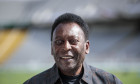 Soccer Legend Pele Visits Olympic Stadium In Barcelona