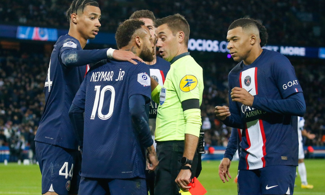 Paris: French L1 Football Match PSG vs RC Strasbourg, 2-1.