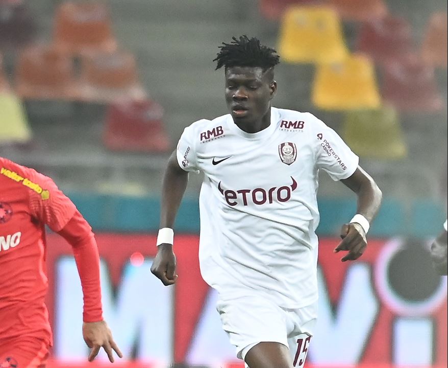 Câți bani poate primi CFR Cluj pentru transferul lui Emmanuel Yeboah la Slavia Praga
