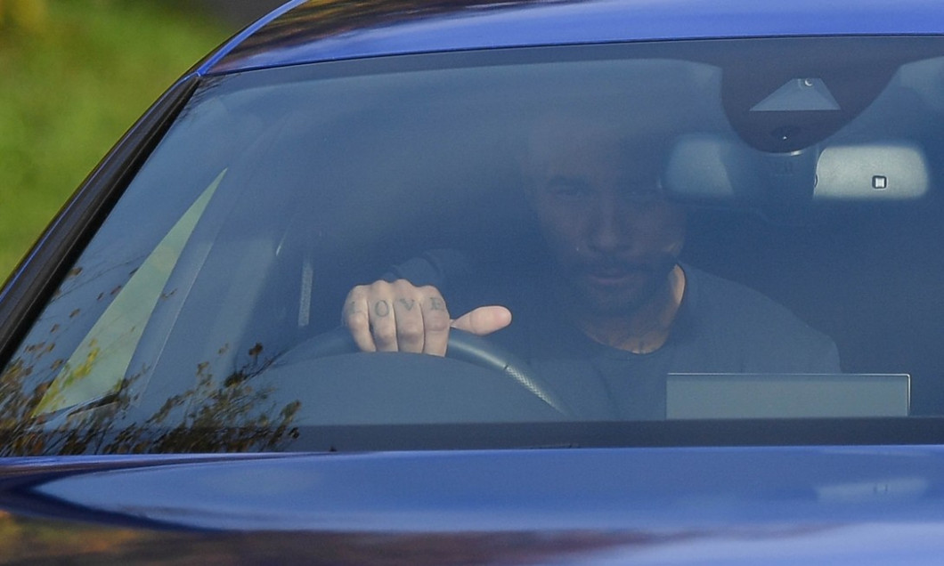 *EXCLUSIVE* Jermaine Pennant seen leaving home with his wife Alice Goodwin