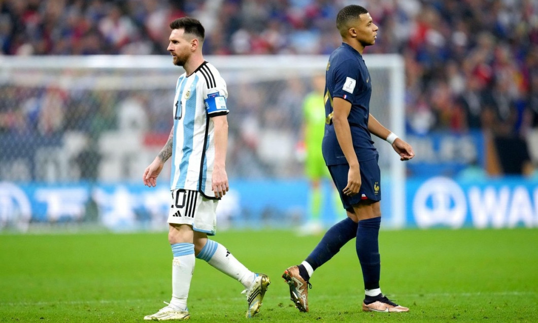 File photo dated 18-12-2022 of Argentina's Lionel Messi (left) and France's Kylian Mbappe, who pushed each other to new heights at the World Cup. Issue date: Monday December 19, 2022.