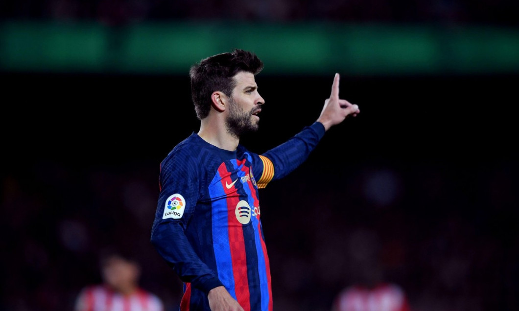 FC BARCELONA vs UD ALMERIANovember 5,2022Gerard Pique (3) of FC Barcelona during the match between FC Barcelona and UD Almeria corresponding to the thirteen day of La Liga Santander at Spotify Camp Nou in Barcelona, Spain.