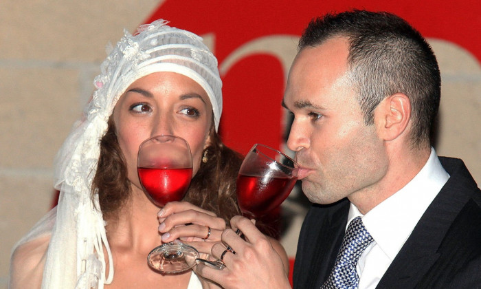 Andres Iniesta and Anna Ortiz wedding in Tarragona, Spain - 07 Jul 2012