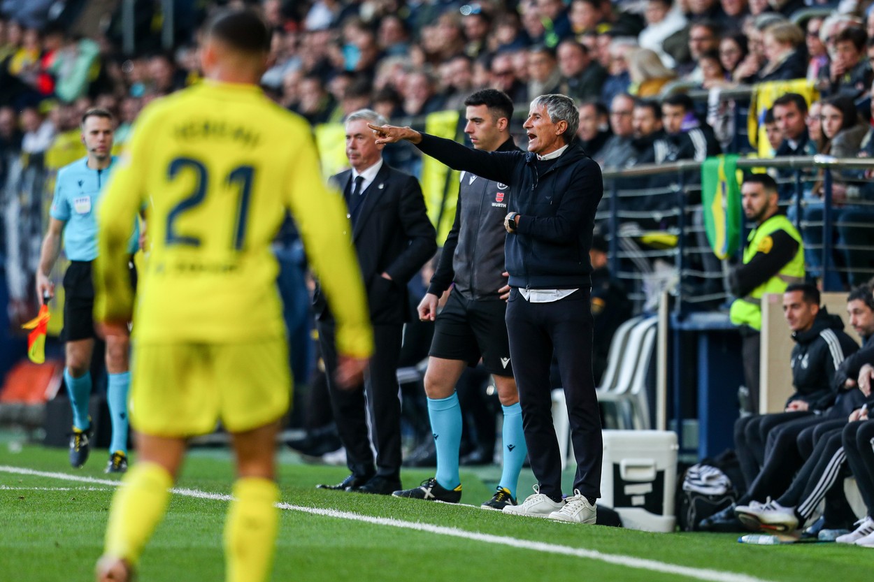 Quique Setien știe unde s-a făcut diferența în partida Villarreal - Real Madrid 2-1