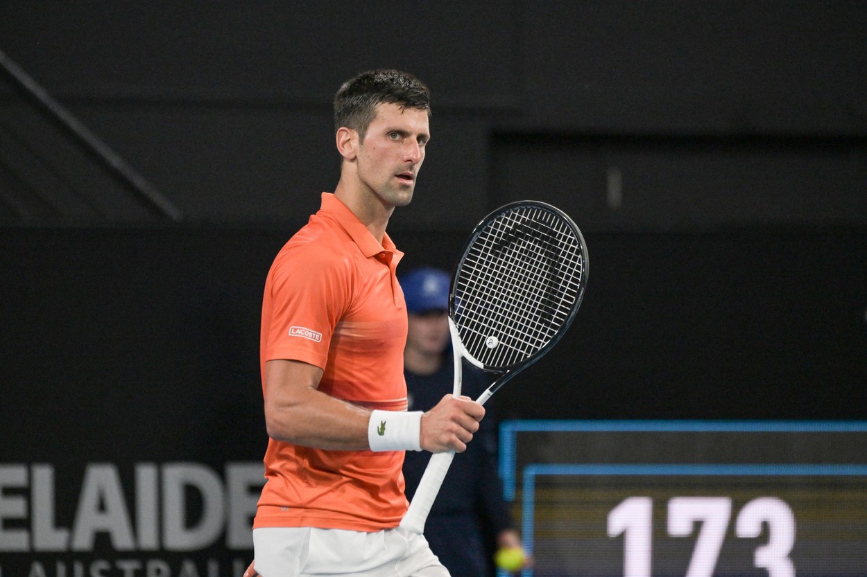 Novak Djokovic s-a enervat în timpul finalei de la Adelaide: ”Ieși afară!”