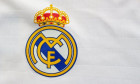 Calgary, Alberta, Canada. July 10, 2020. Real madrid white jersey close up to the logo